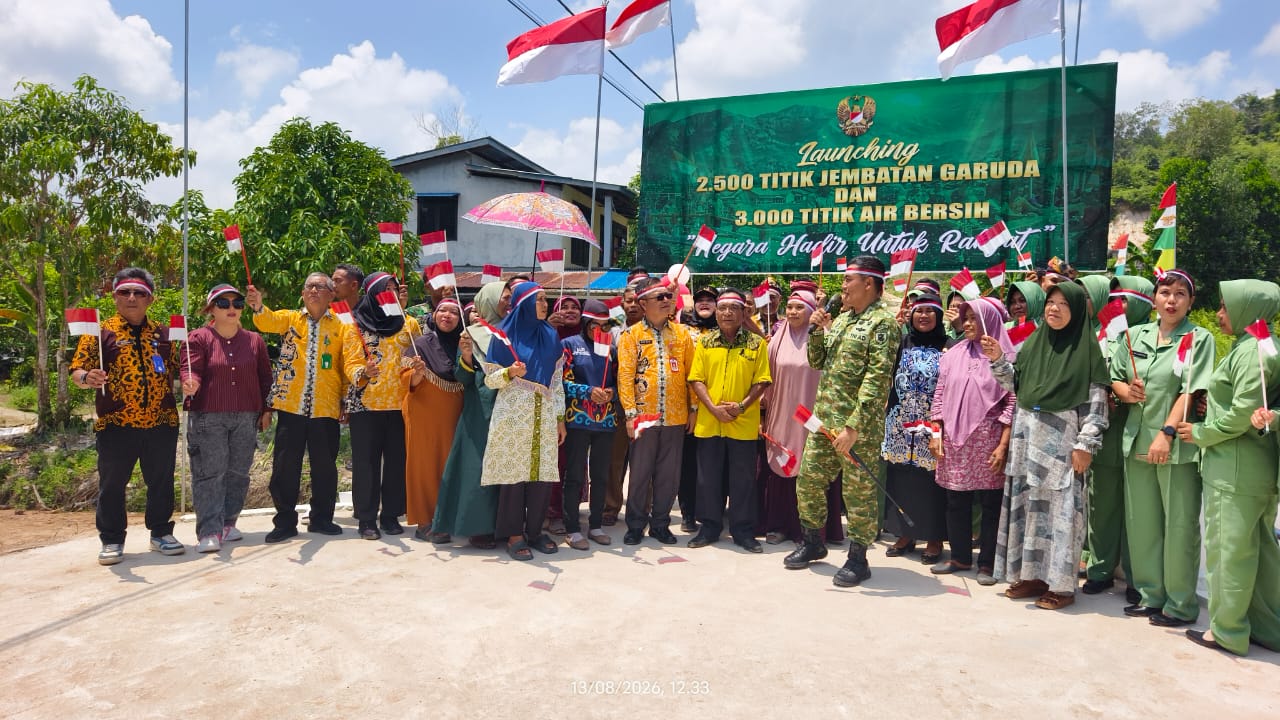 Peresmian 2.500 Jembatan Garuda dan 3.000 Titik Air Bersih Oleh Presiden Republik Indonesia Secara Daring